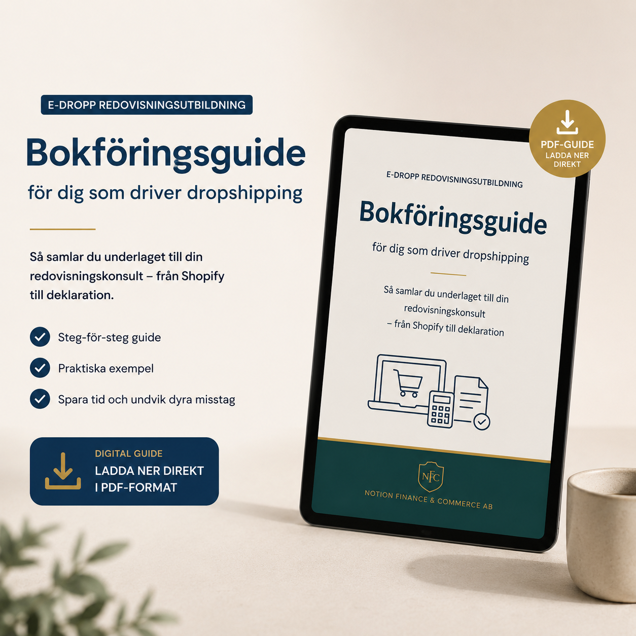 Bokföringsguide för dropshippers – Del 1 + 2